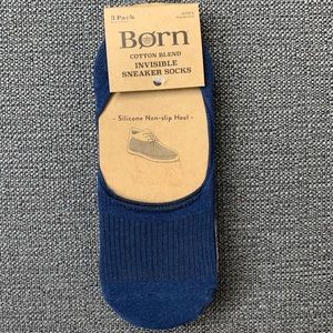 NWT Born Cotton Blend Invisible Sneaker Socks
